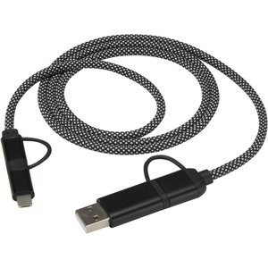 Cabo de carregamento magnético 5 em 1 SMART de 65 W e 100 cm, com certificação RCS - EgotierPro 124495