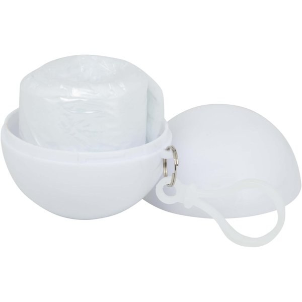 Poncho Fog em embalagem redonda de plástico com mosquetão - EgotierPro 130164