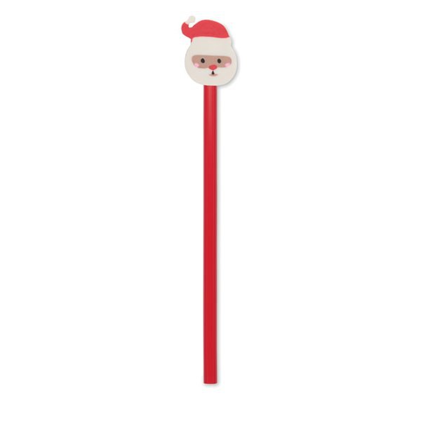 CLAUS Lápis de Natal com borracha - GiftRetail CX1584