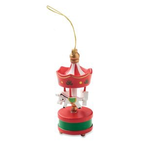 WHIRL Enfeite carrossel de madeira - GiftRetail CX1604