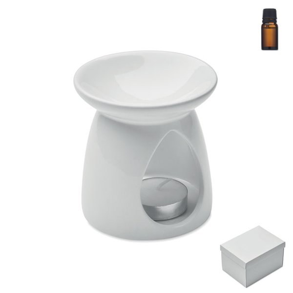 SAGRADA Queimador de baunilha com vela - GiftRetail MO3113