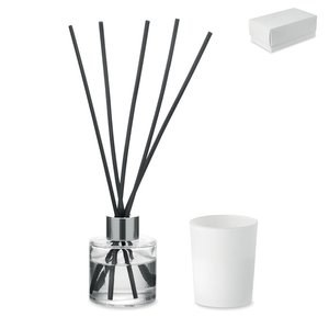 KALOMA SET Difusor e vela de baunilha - GiftRetail MO3118