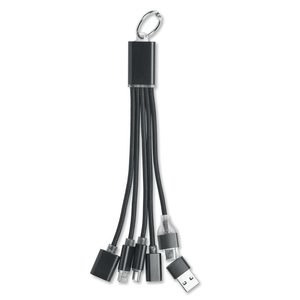 HUBLUE Porta-chaves com cabo 3 em 1 - GiftRetail MO3150