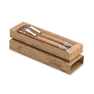 JAKARTA SET Conjunto em madeira de acácia - GiftRetail MO3173