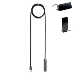 NIFTY Cabo USB-C 60W com suporte - GiftRetail MO3192