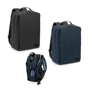 Laptop rucksack (17") made from high-density 600D recycled polyester (20L) - Egotier 92542