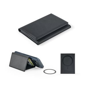 High-capacity PU magnetic wallet with RFID blocking - Egotier 95127