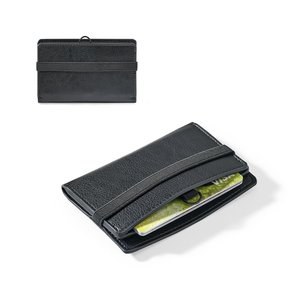 PU card holder with elastic fastening - Egotier 95128