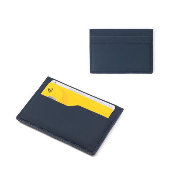 PU card holder for 5 cards with RFID blocking
